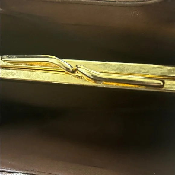 La Regale Metallic Brown  Leather Women's Bag - Picture 7 of 9